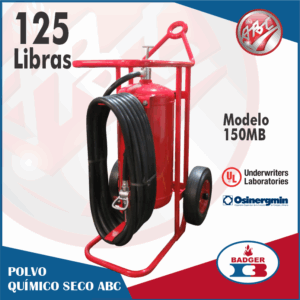 Extintor de 125 libras PQS BADGER