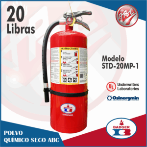 Extintor de 20 Libras de PQS Badger